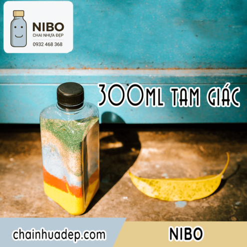 Chai-nhua-300ml-tam-giac